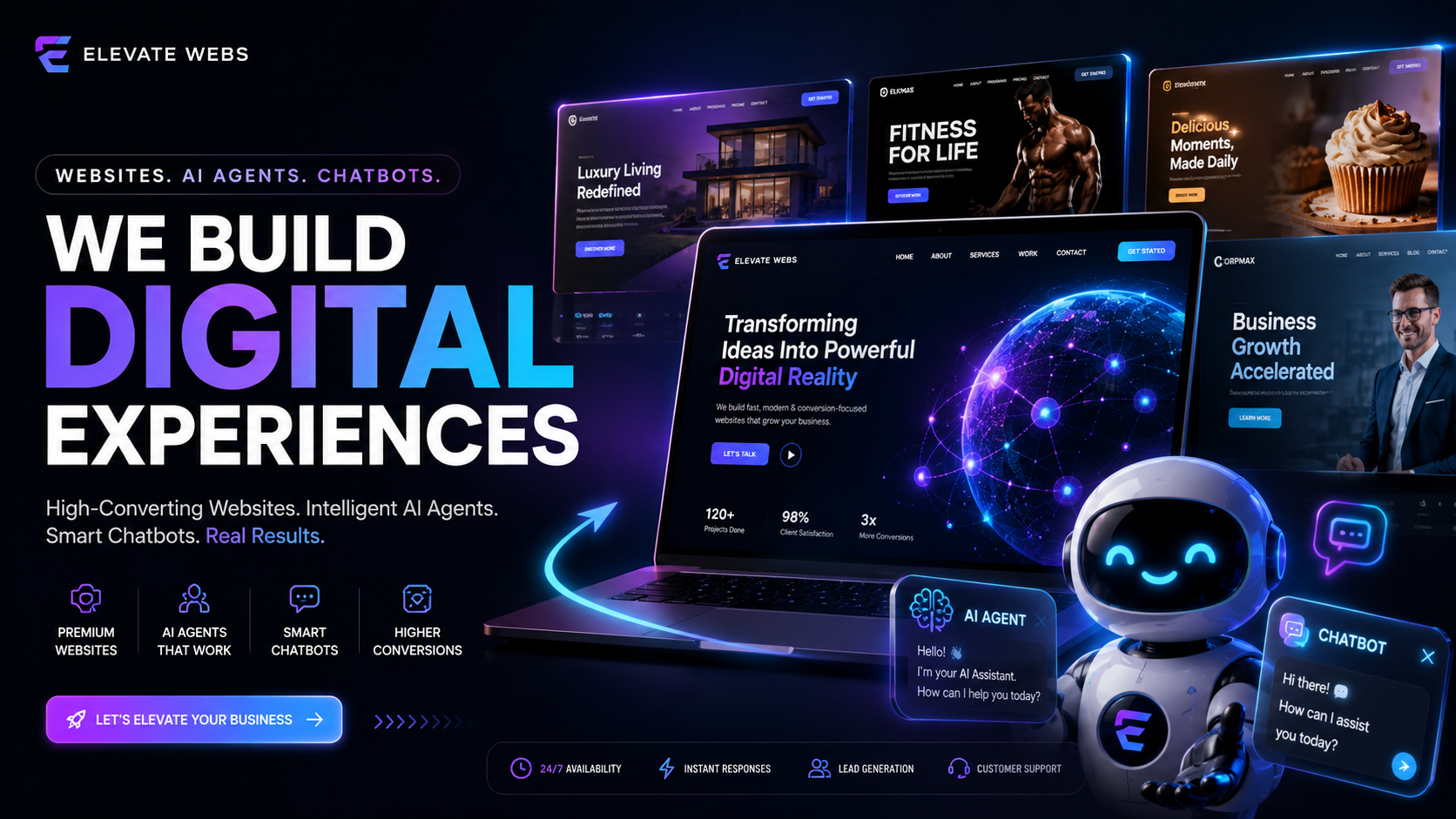 Elevate Webs — We build digital experiences: websites, AI agents and chatbots